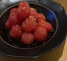 Home-made Plum Wine-Marinated Tomato Seeds