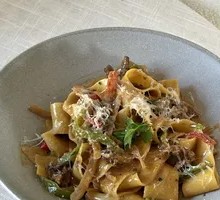 Spicy Beef Tail Wide Noodles