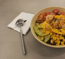 Shrimp and Scrambled Egg Energy Bowl