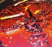 Full Red Beef Oil Hot Pot