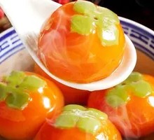 Persimmon Blessing Glutinous Rice Balls