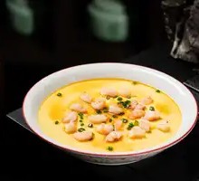 Steamed Shrimp and Egg Custard