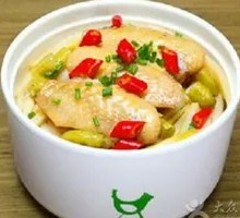 Bamboo Shoots Steamed Chicken