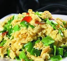 Egg with Green Pepper