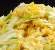 Garlic Yellow Stir-Fried Egg