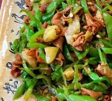 Green Pepper Duck Intestines