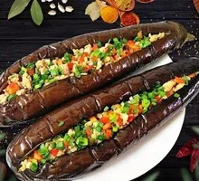 Garlic Roasted Eggplant