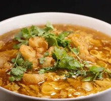 Fried Dough and Tofu Pudding Soup