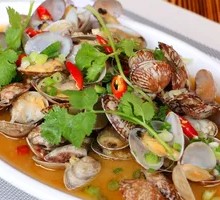Aluminum Foil Garlic Clams