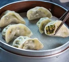 Mushroom and Greens Steamed Dumplings