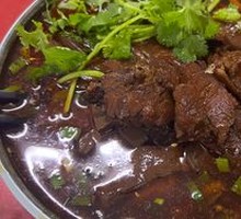 Beef and Duck Blood Noodles