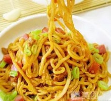 Egg and Ham Fried Noodles