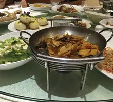 Dry Pot Squid and Shrimp