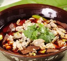 Spicy Duck Blood Noodles