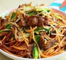 Beef Egg Fried Noodles