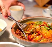 Spicy Chicken in Broth