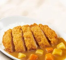 Golden Pork Cutlet Curry Rice