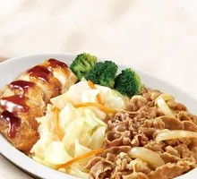 Black River Beef and Chicken Rice Plate