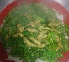 青椒鸡丝