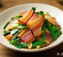 Salted Pork with Garlic
