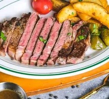 Charcoal-Grilled Angus Ribeye Steak