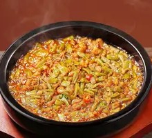 Minced Pork with Sour Beans