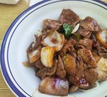 Stir-fried Pig Liver Noodles