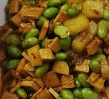 Fried Sauce with Edamame