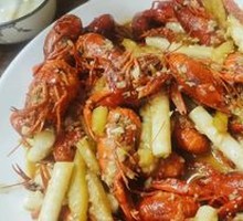 Sticky Rice and Crawfish