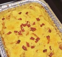 French Bacon Baked Mashed Potatoes
