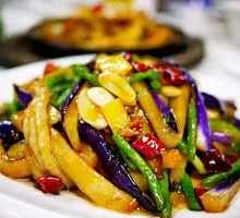 Eggplant and Green Bean Stir-Fry