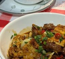 Braised Beef Shank with Poached Egg