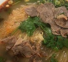 Beef Noodle and Tofu Skin Dish