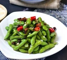 Spicy Salted Edamame