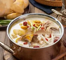 Chicken with Pig's Stomach