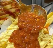 Italian Meat Sauce Over Potato