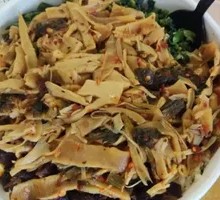 Tender Bamboo Shoots with Beef Tallow Rice