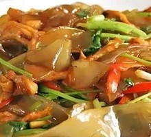 Cilantro Vermicelli with Shredded Pork