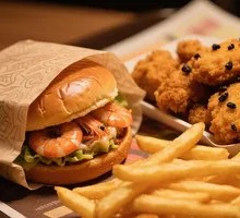 Shrimp Burger Fries Chicken Nuggets