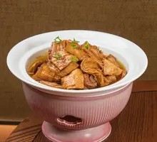 Fried Tofu Stick Braised with Pork Ribs