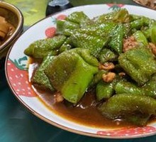 Braised Green Pepper with Tiger Stripes