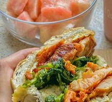 Szechuan Pepper Chicken Salad Bagel
