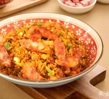 Classic Chinese Sausage Fried Rice
