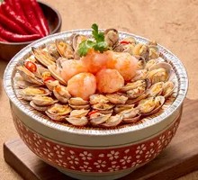 Handmade Shrimp Slab with Clams