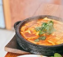 Stone Plate Meat Sauce Tofu