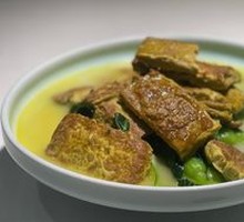 Bamboo Shoots with Gastrodia Tofu Stew