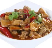 Sichuan Beef and Bamboo Shoot Rice