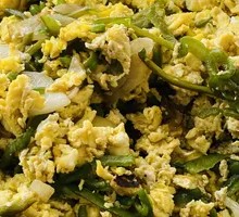 Egg with Green Pepper