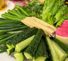 Sticky Sauce Vegetable Dish