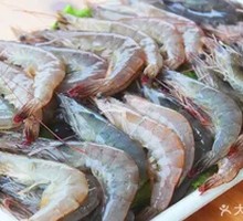 Boiled River Shrimp in Salt Water